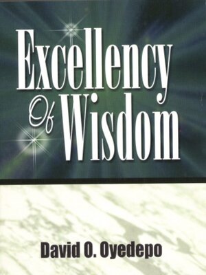 cover image of Excellency of Wisdom
